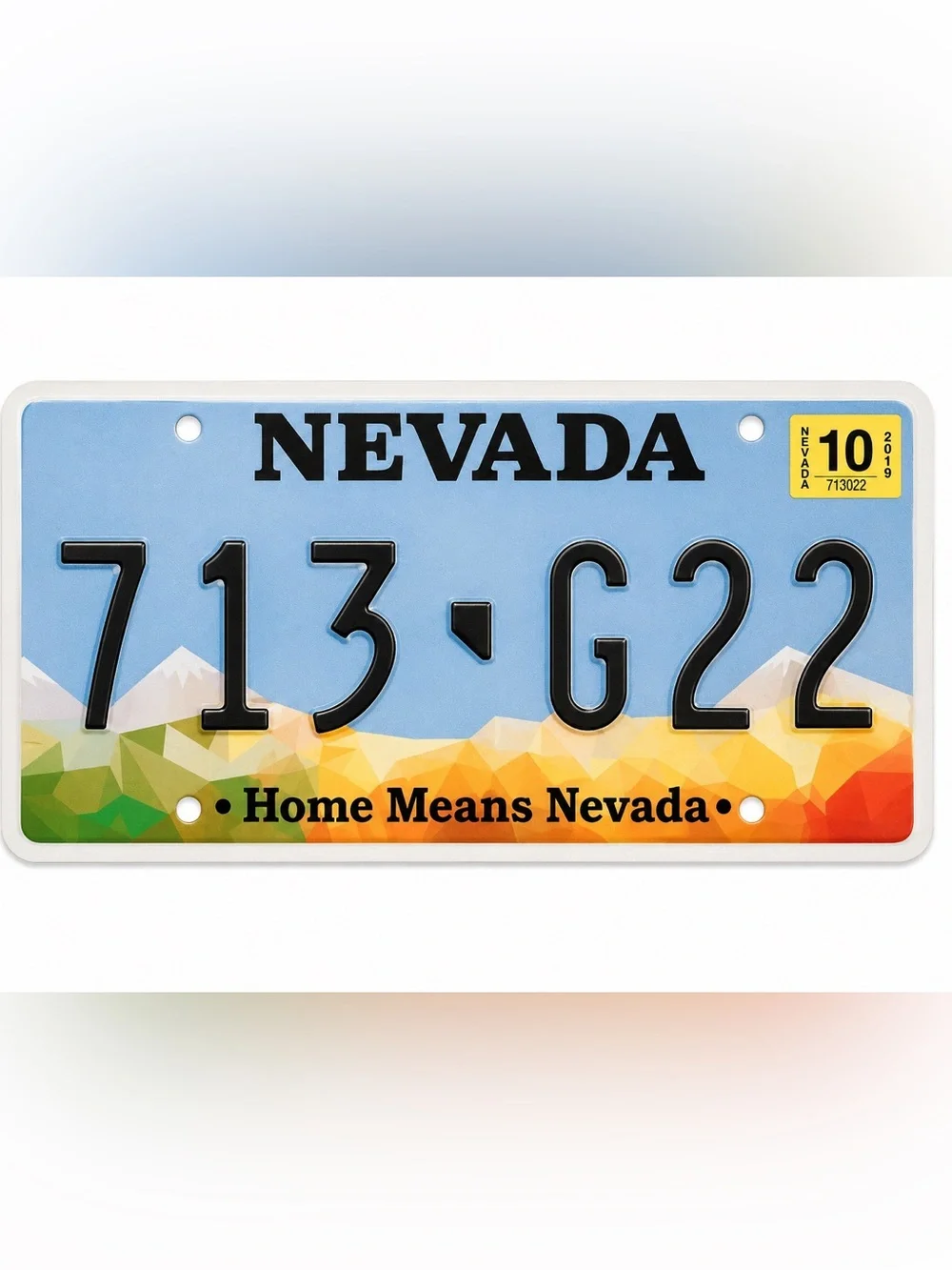 Nevada Home Means Nevada License Plate